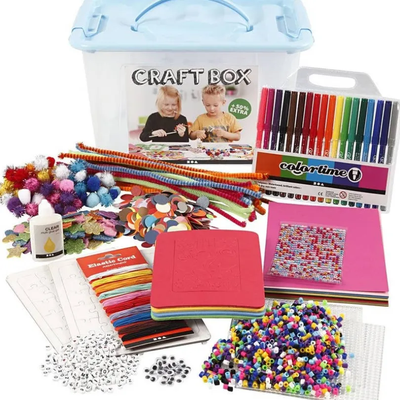 Hobbyboks, blandede farger