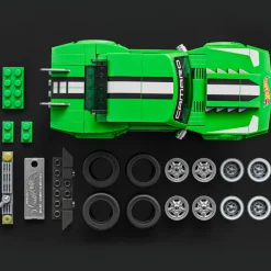 Hot Wheels Custom '68 Camaro Byggesett fra Mattel Brick Shop