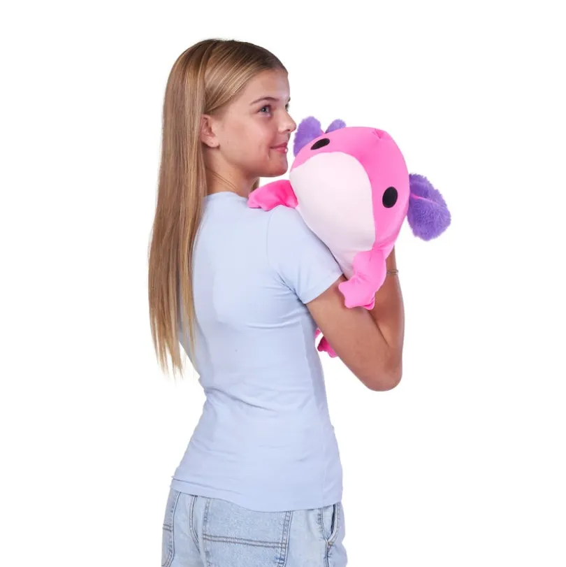 Hug-A-Lumps Axolotl Medium Ally - Viktet kosedyr