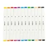 Illustrasjonsmarker, Standardfarger, Spiss 1+8 mm, 12 stk./
