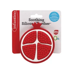 Infantino - Silicone Teether- Pomegranite