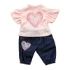 Jeans & T-Shirt, 41-46 Cm