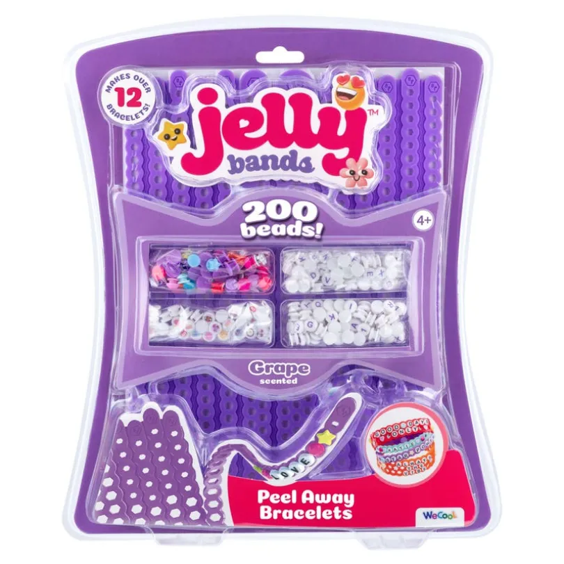 JELLY BANDS Armbånd – Candy, Grape eller Orange Creamsicle