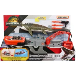 Jurassic World Rebirth Mosasaurus Rescue Boat