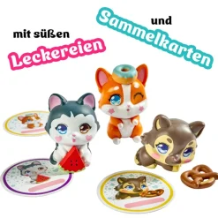 Kawaii Pups samlefigurer 4-pakke