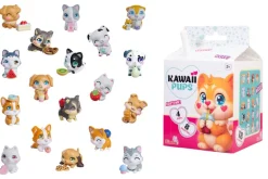 Kawaii Pups samlefigurer 4-pakke