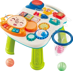KID, gåvogn og aktivitetsbord
