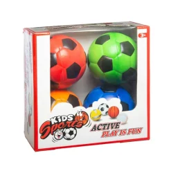 Kids Sport, 4-pakning baller 10 cm