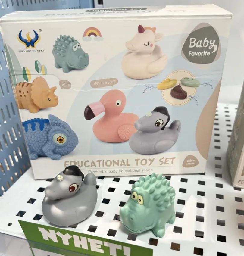 KID, Søte Små Badefigurer 9 Stk