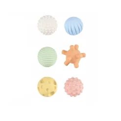KID, Teksturballer 6 stk Pastell