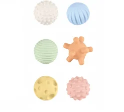 KID, Teksturballer 6 stk Pastell