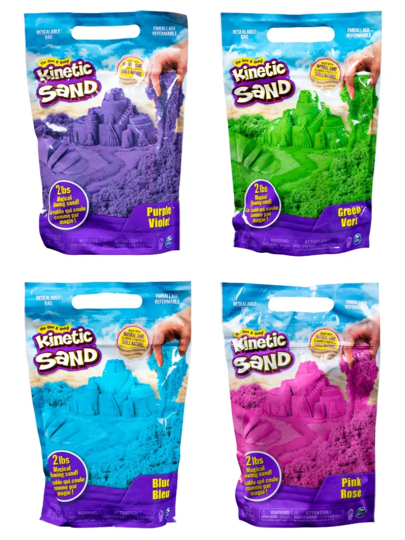 Kinetic Sand Blå Fargepåse 900g
