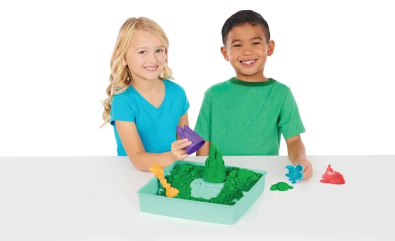 Kinetic Sand, Sandkasse Sett – grønn