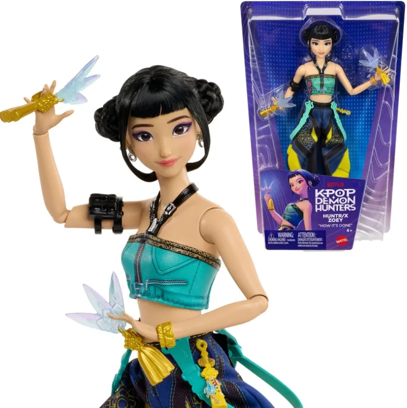 K-Pop Demon Hunters Zoey-modedukke med tilbehør