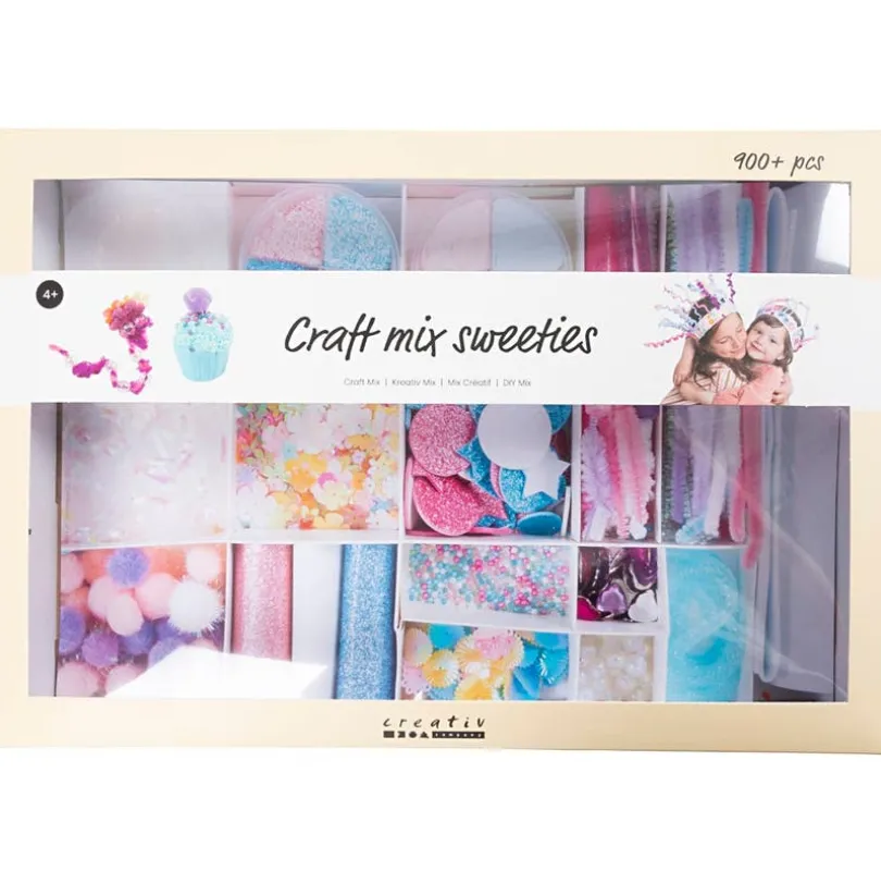 Kreativ eske, pastellfarger, Sweeties, 1-pakning