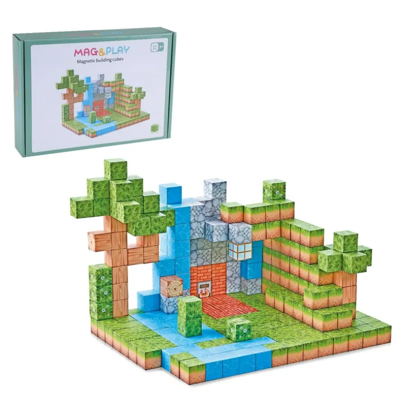 Mag&Play - Building cubes 2 cm 275 stk