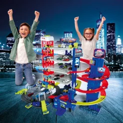 Majorette Super Chase Center Med 5 Biler