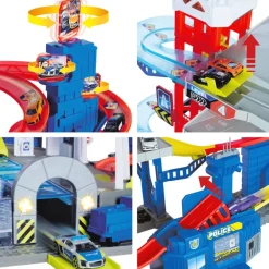 Majorette Super Chase Center Med 5 Biler