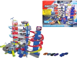 Majorette Super Chase Center Med 5 Biler