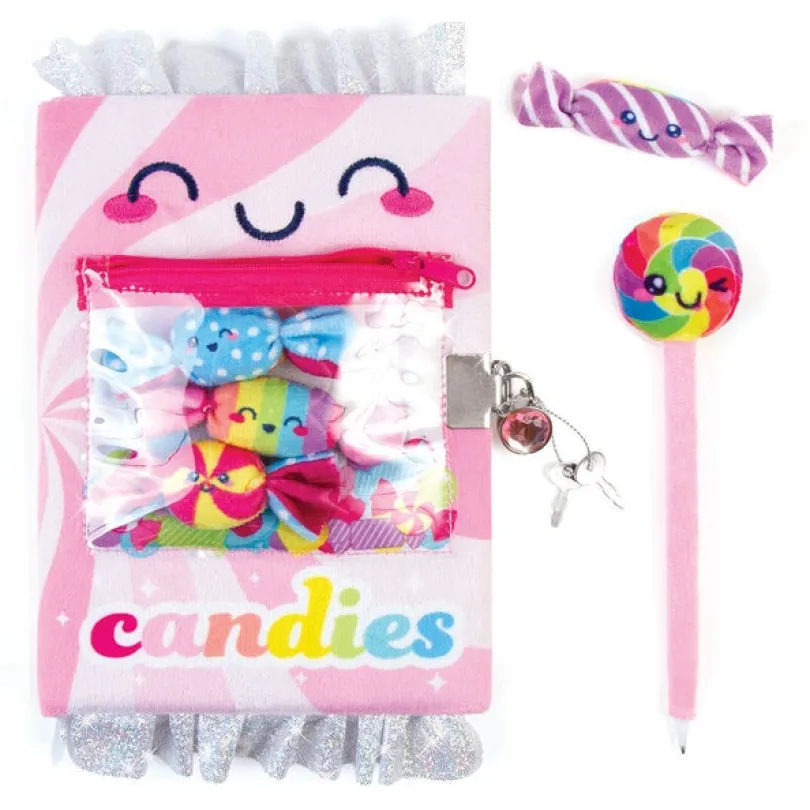 Make it Real, Candy Plush Pocket Låsbart Notatbok