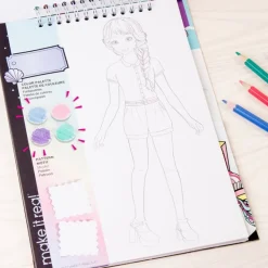 Make it Real, Fashion Design Sketchbook: Pastel Pop!