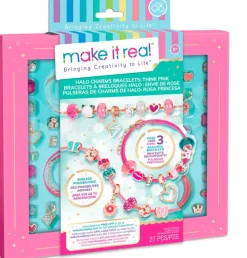 Make It Real - Halo Charms Bracelets Think Pink