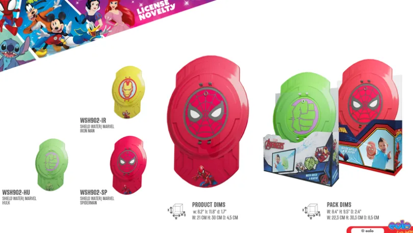 Marvel Water Blaster Shield, Spiderman