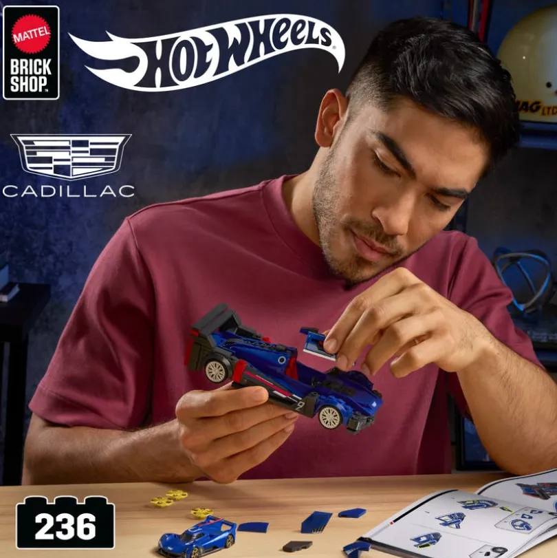 Mattel Brick Shop Cadillac Project GTP Hypercar 1:32