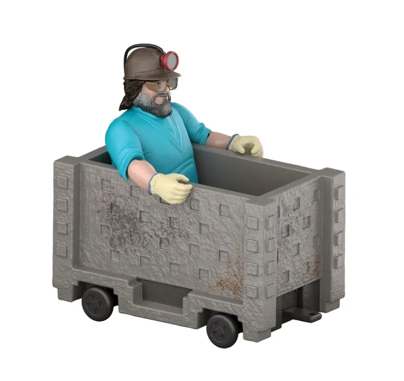 Minecraft Movie Steve & Minecart