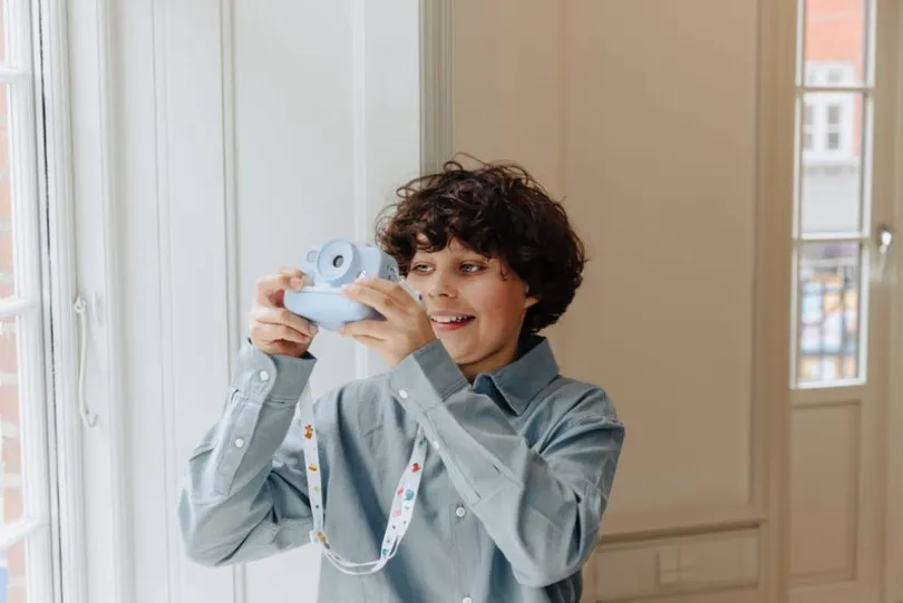 MiniLens Instant Print Camera Blue