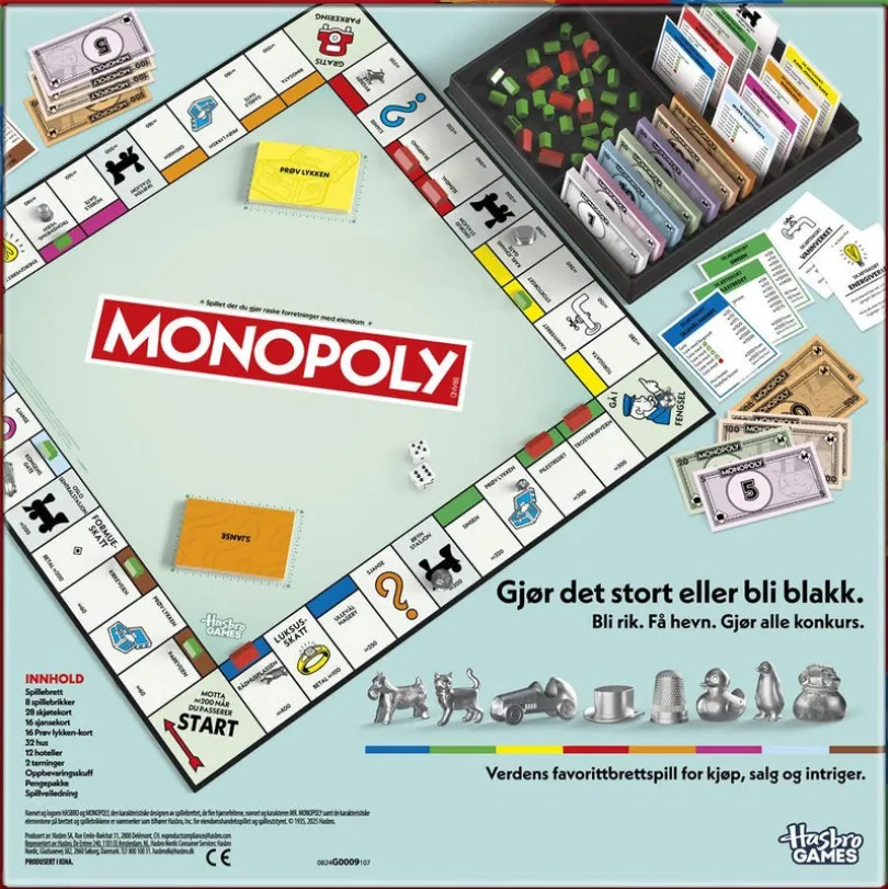 Monopoly Classic Refresh 90 År Brettspill