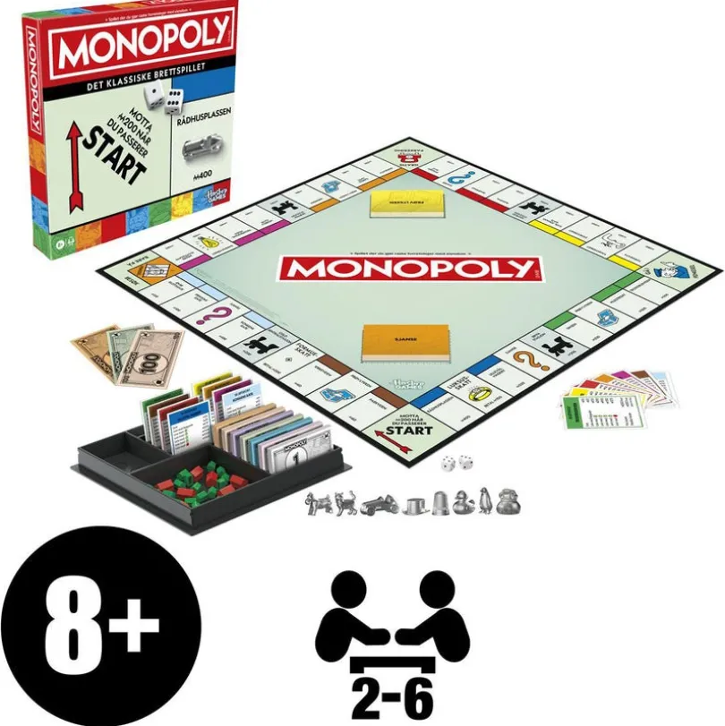 Monopoly Classic Refresh 90 År Brettspill