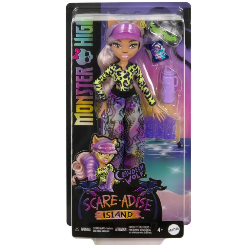 Monster High, Scare-Adise Island Clawdeen-dukke