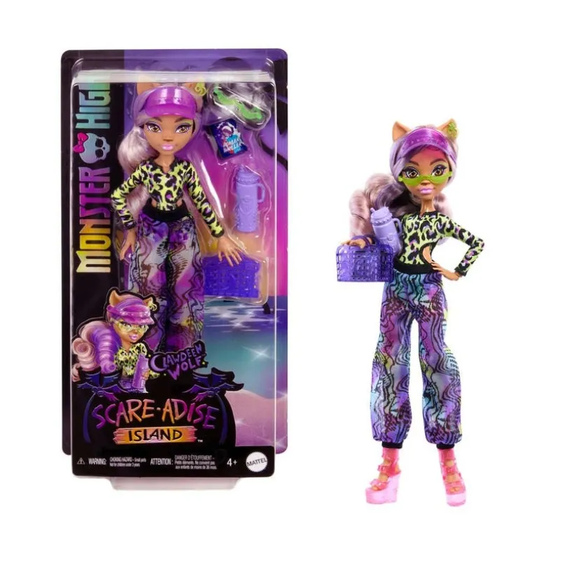 Monster High, Scare-Adise Island Clawdeen-dukke