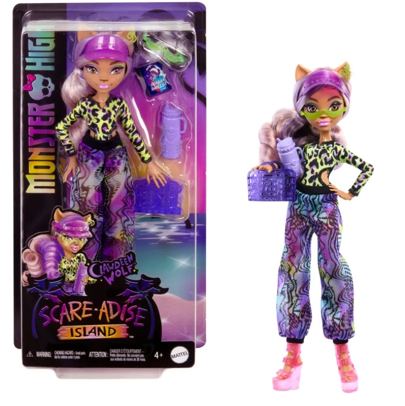 Monster High, Scare-Adise Island Clawdeen-dukke