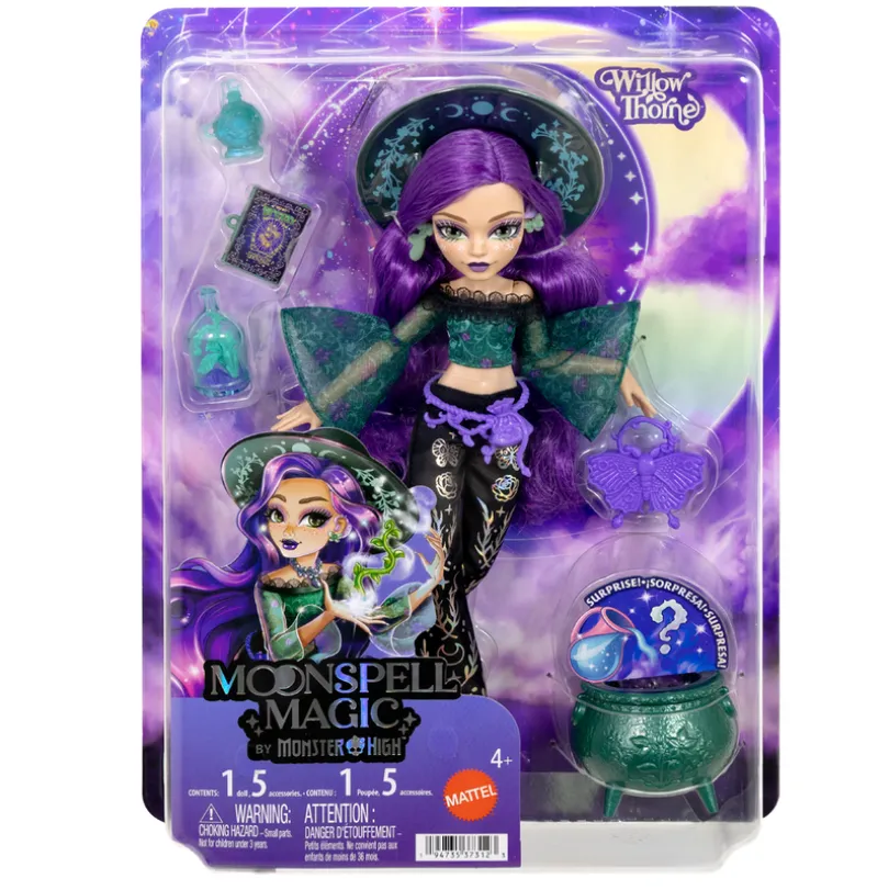 Monster High Willow Thorne Naturheks-dukke med tilbehør