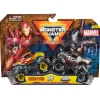 Monster Jam 1:64 Marvel 2-pakning - Iron: War Machine