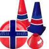 NORGE Fotballsett - Ball & kjegler
