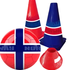 NORGE Fotballsett - Ball & kjegler