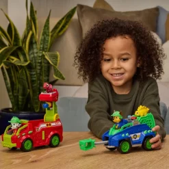 Paw Patrol Movie 3 dinosaur lekebiler 2-pack