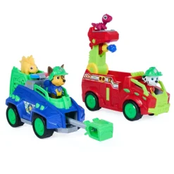 Paw Patrol Movie 3 dinosaur lekebiler 2-pack