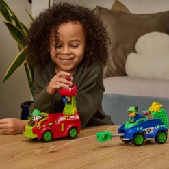 Paw Patrol Movie 3 dinosaur lekebiler 2-pack
