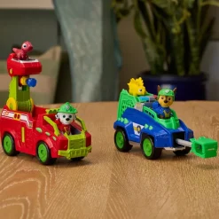 Paw Patrol Movie 3 dinosaur lekebiler 2-pack