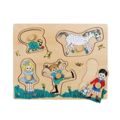 Pippi, Knopp-puslespill, 5 Deler