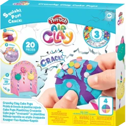 Play-Doh, Air Clay Crackle Surprise 3 Cake Pops
