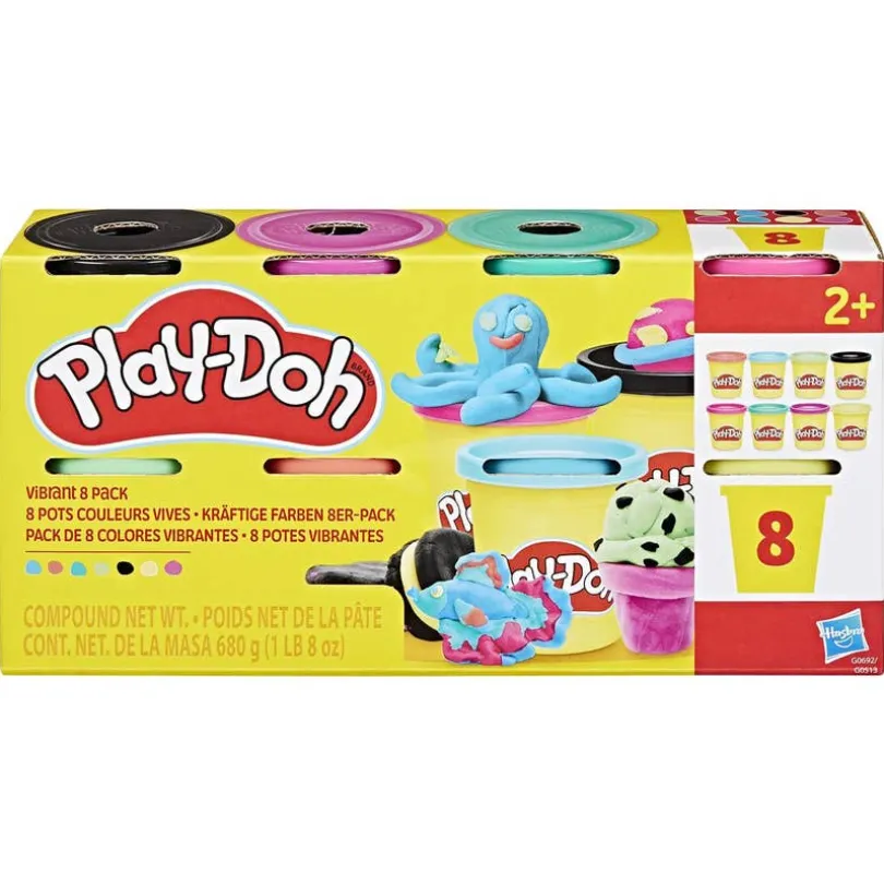 Play-Doh Compound 8-pack Vibrant