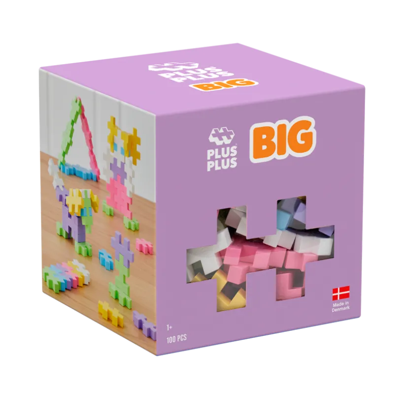 Plus-Plus BIG Pastellmiks / 100 stk