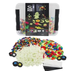 Plus-Plus - Build and Glow Storage Box / 2000 pcs