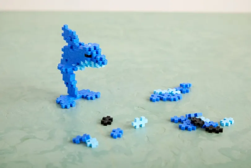 Plus-Plus - Dolphin / 100 pcs Tube