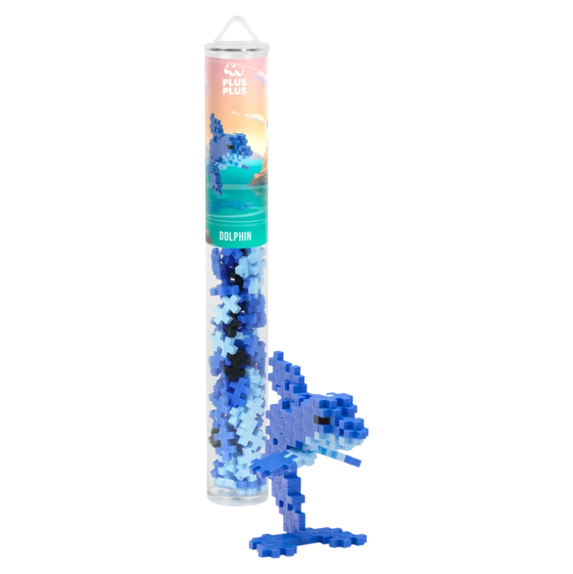 Plus-Plus - Dolphin / 100 pcs Tube